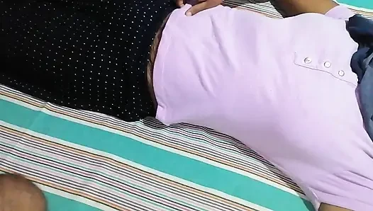 Asian with Bushy Hairy Tits Full Body Strip Before Intense Sex
