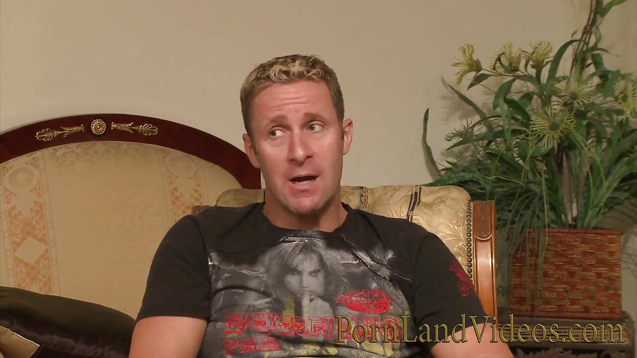 Blonde with small tits and a piercing handles his cock