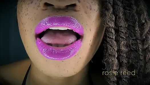 Powerless Against Fuchsia Lips- Pink Lipstick Fetish with Goddess Rosie Reed Mesmerizes You Into Lipstick Slavery- 1080p HD