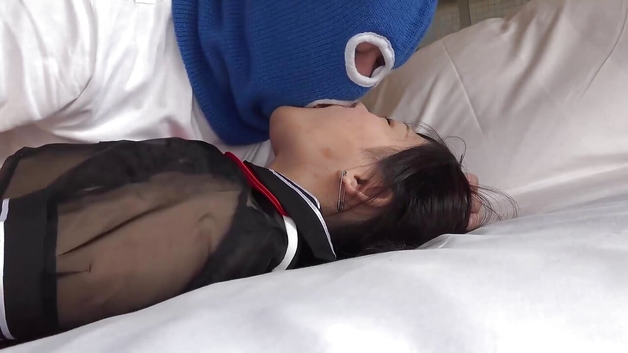 Pretty Asian teen uniform creampie