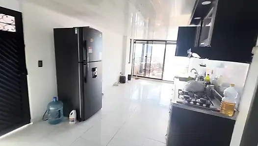 Fucking with My Roomate in the Balcony