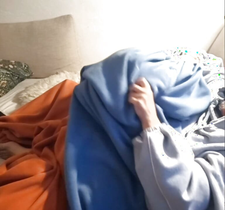 Swimming in my baggy sweatsuit