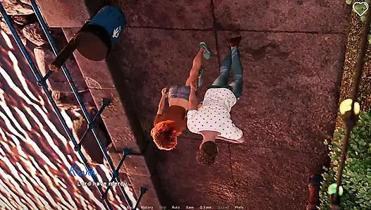 Off the record: cute red head girl in the park ep 7