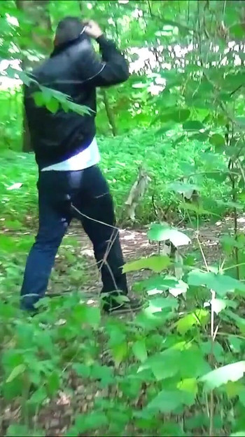 Emotional moment from "Berlin Tourist Teen Picked Up for Threesome Fuck in Public Park"