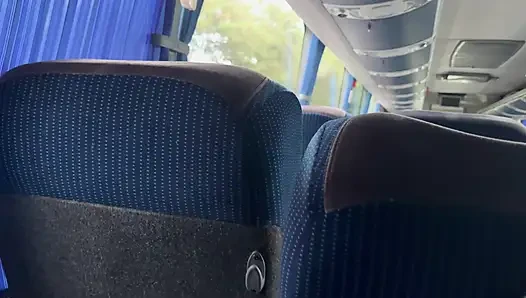 Road to MEDELLIN, jerkoff and fingering pussy with in public service bus