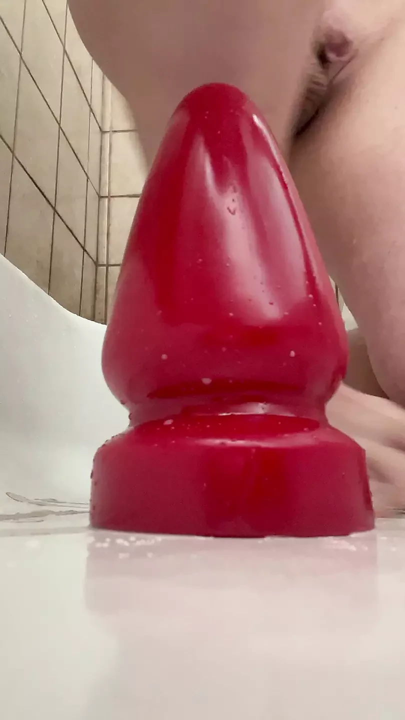 Bouncing On My Huge Destructor Butt Plug