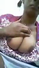 Indian wife showing her big boobs and fingering her pussy