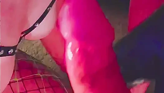 A Nighthore with 2 Phat Lips and thick Cum Stringers
