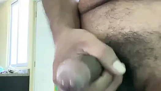 POV Long Cock Cumming Hard