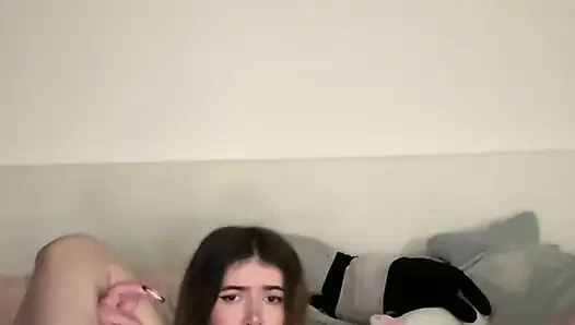 Impure, sensuous beauty in lingerie wishes your carnal desire - a filthy...