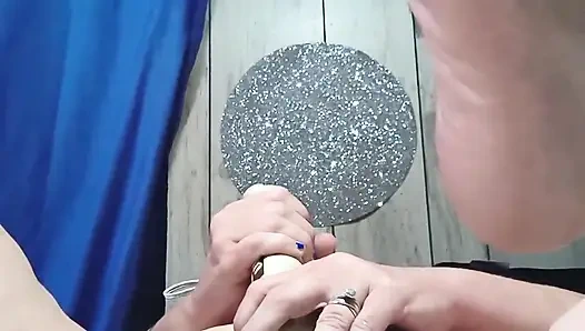 Azgın kaltak edepsiz ihtiyaçlarını memnun etmek için 3 kullanıyor