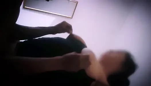 Touching the body of the aunt who was already bobo. Aunt enjoyed it.