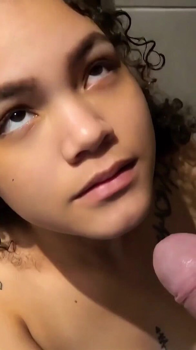 Tiny Black Teen Pissed On & Face Fucked Rough POV In Interracial Hookup | Clip 1