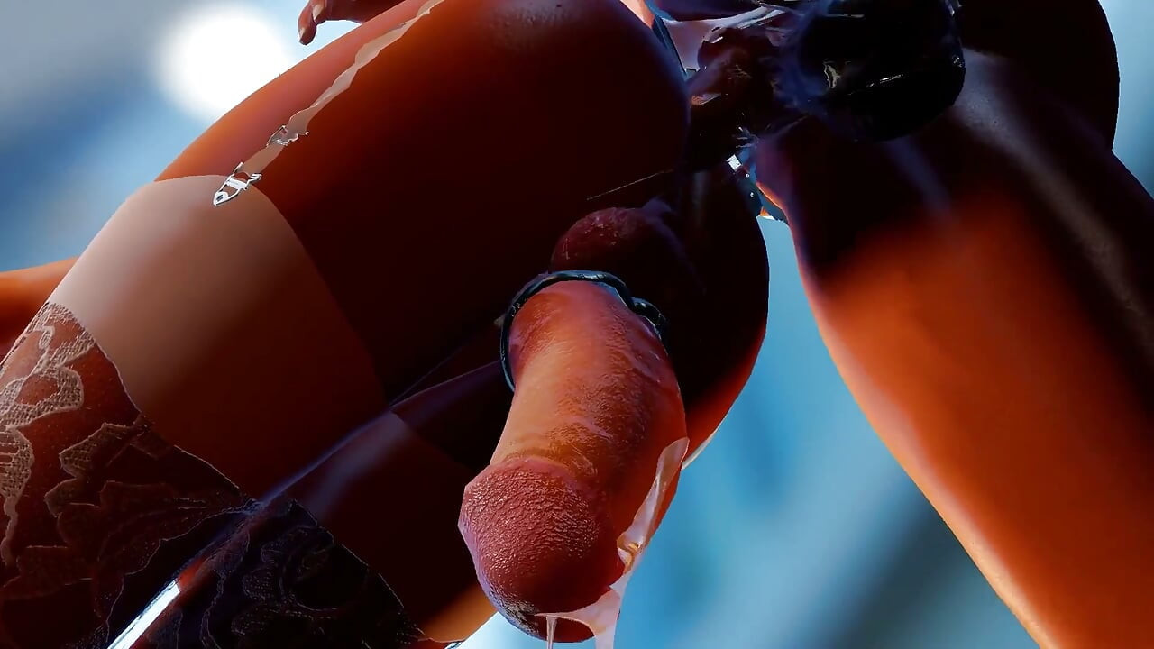 śliczne Dickgirl Anal Stojąc jebanie