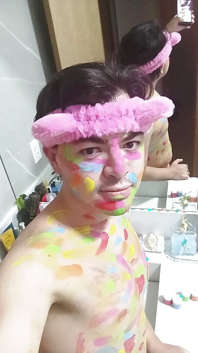 nanasin zinid rainbow fantasy mit spermashow