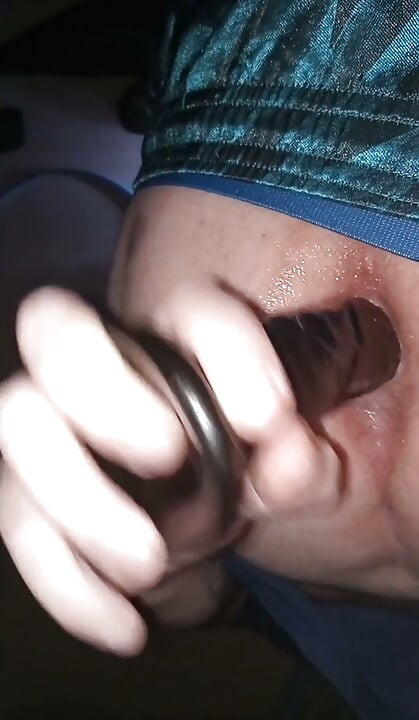 Stuffing My Hole with This BBC Dildo