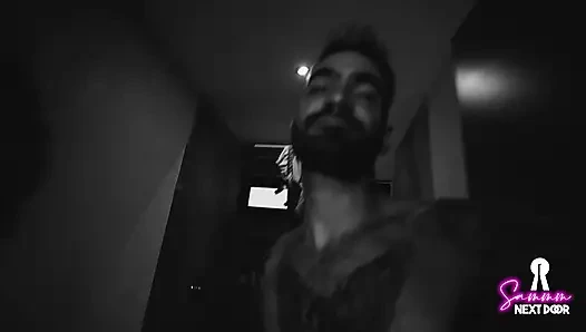 He wakes me up with his ROCK HARD cock