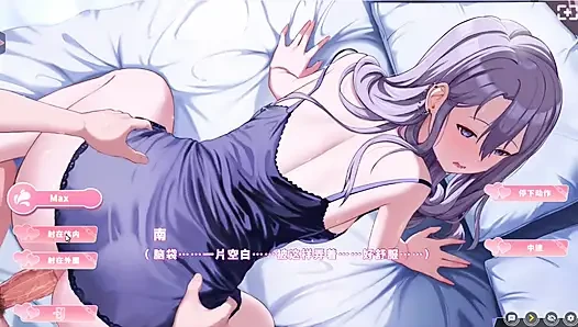 Hentai Game – Happiness Double Room - Mature Silver Babe Enjoys Steamy Bath Sex & Intimate Nighttime Fucking - Free Mode