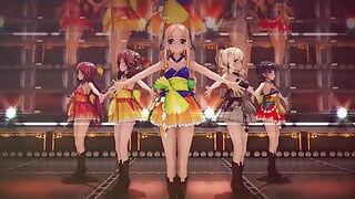 Mmd R-18 Anime Girls sexy dancing clip 251