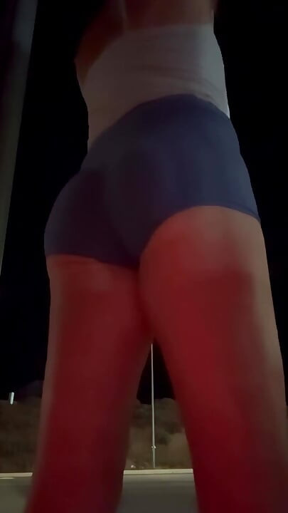 Proud Public Sissy Yoga Booty Shortshorts Slut