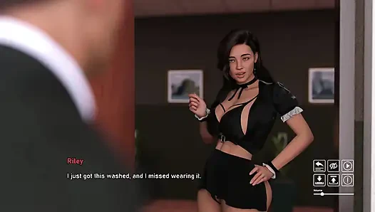 Steps of Debauchery 47 Riley bekam einen groÃŸen Butplug von Mr. X und sie fügte es für Richard zu sehen hinzu