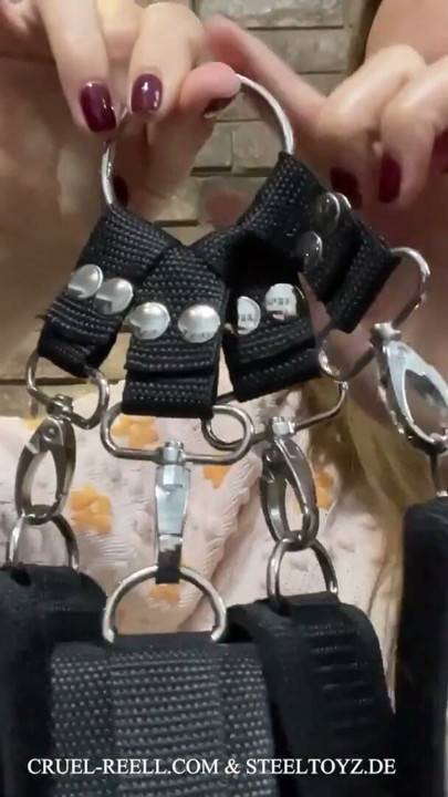 Bound in Passion: Discover the Bondage Set by Cruel Reell and Steeltoyz | Clip 1