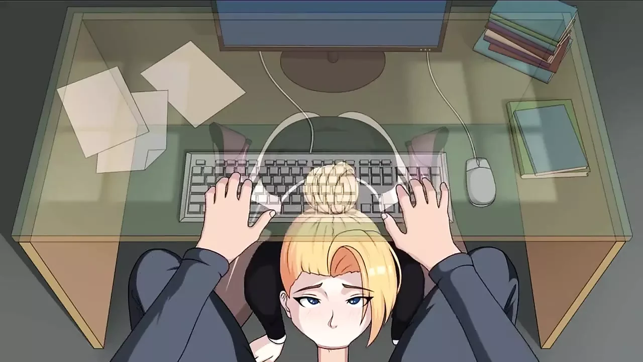 Kunoichi tränare - Ninja Naruto Tränare - Del 110 - Sekreterare avsugning Under bord av Loveskysanx