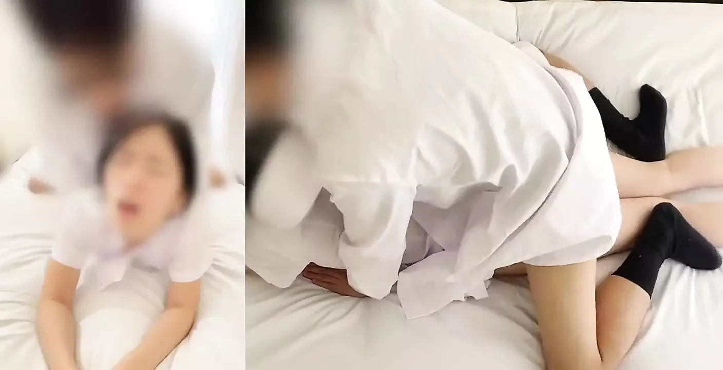 #120 Jururawat Baru Adalah Buangan Air Mani Doc "doc, Sila Gunakan Pepek Saya Hari ini." Berkongkek di atas katil yang digunakan oleh Pesakit