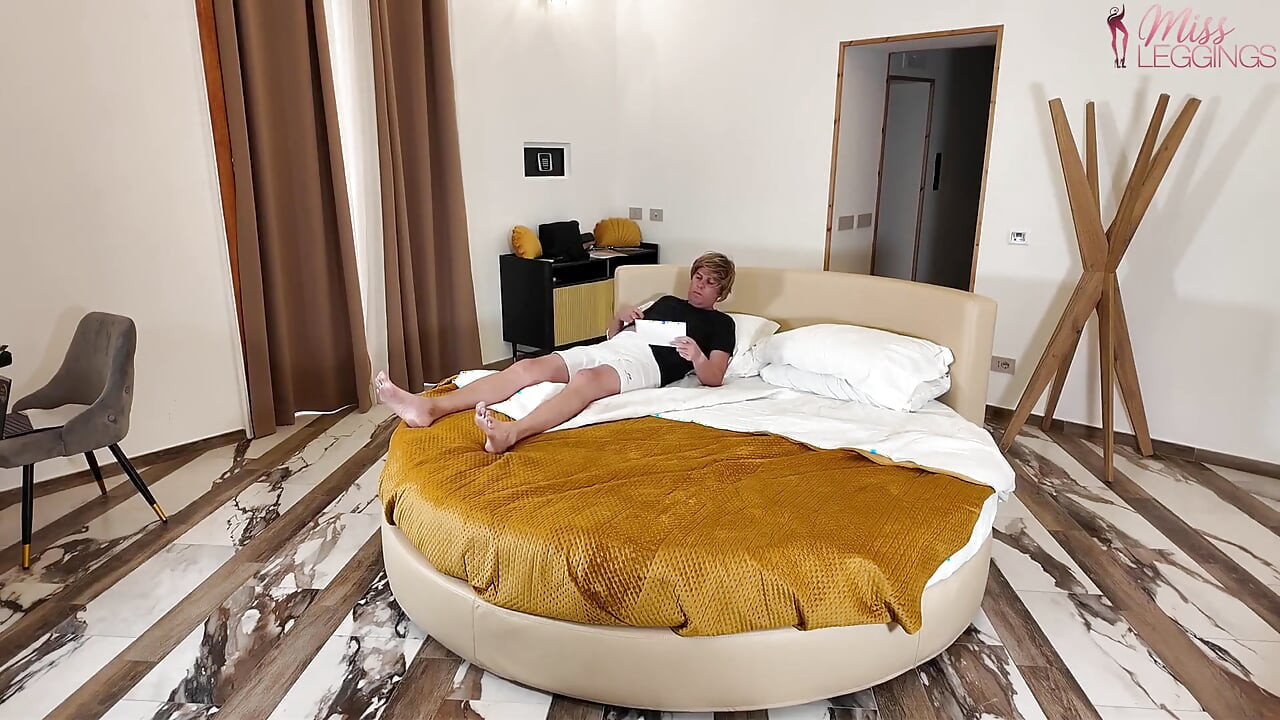 Disgusted Stepaunt Catches Young Stepnephew Jerking off to a Photo of Her Under the Covers