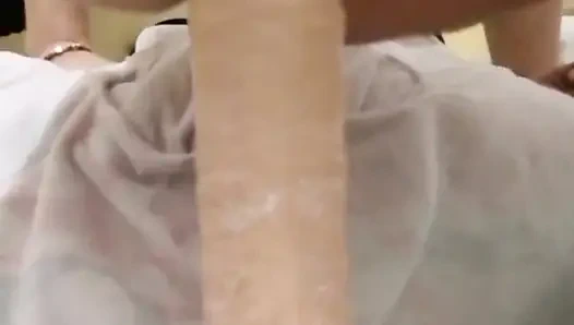 Yeni 6.5" çapında dildo götümü sikiyor