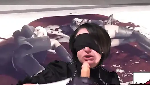 Video aksi hot lesbian automata yang lagi asik nyepong dan ngocok kontol