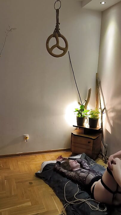 Licht Shibari-show