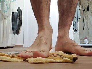 Picătură de picioare cu fructe - banană
