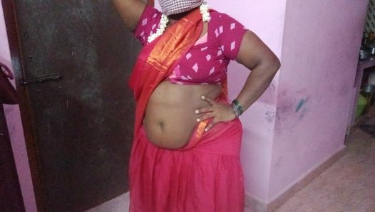 Schmerzhaften Sex mit tamilischer Desi-Ehefrau im Doggystyle mit tamilischem Audio haben 100%