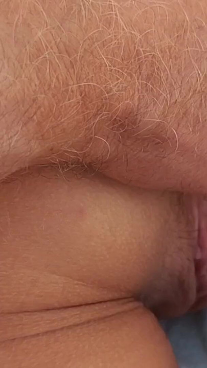 Extreme close ups of my wife's pussy and asshole whilst sunbathing with anal fingering | Clip 1