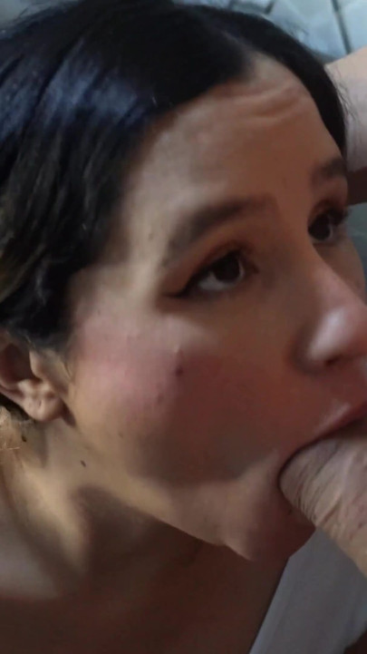 stepbrother because you cum in my throat -swallow milk | Clip 1