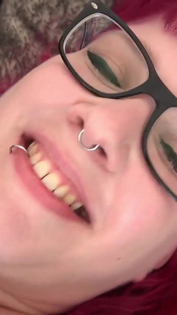 Jaw-dropping moment from "German Goth BBW Abby Strange Creampie from a stranger"