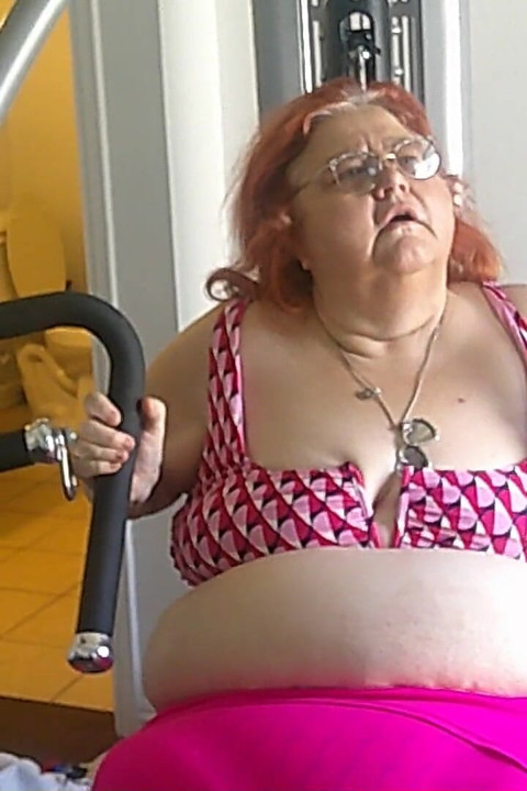 Big Beauty Nurse Vicki Is Exercising in the Gym Part 1