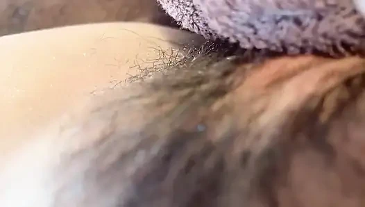 Full up Sprems Für Hana Muschi, Extrafeuchtes Chaos, Nahaufnahme, Kleine Asiatische Muschi