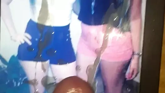 Dos sexys hermanitas reciben mi lechazo