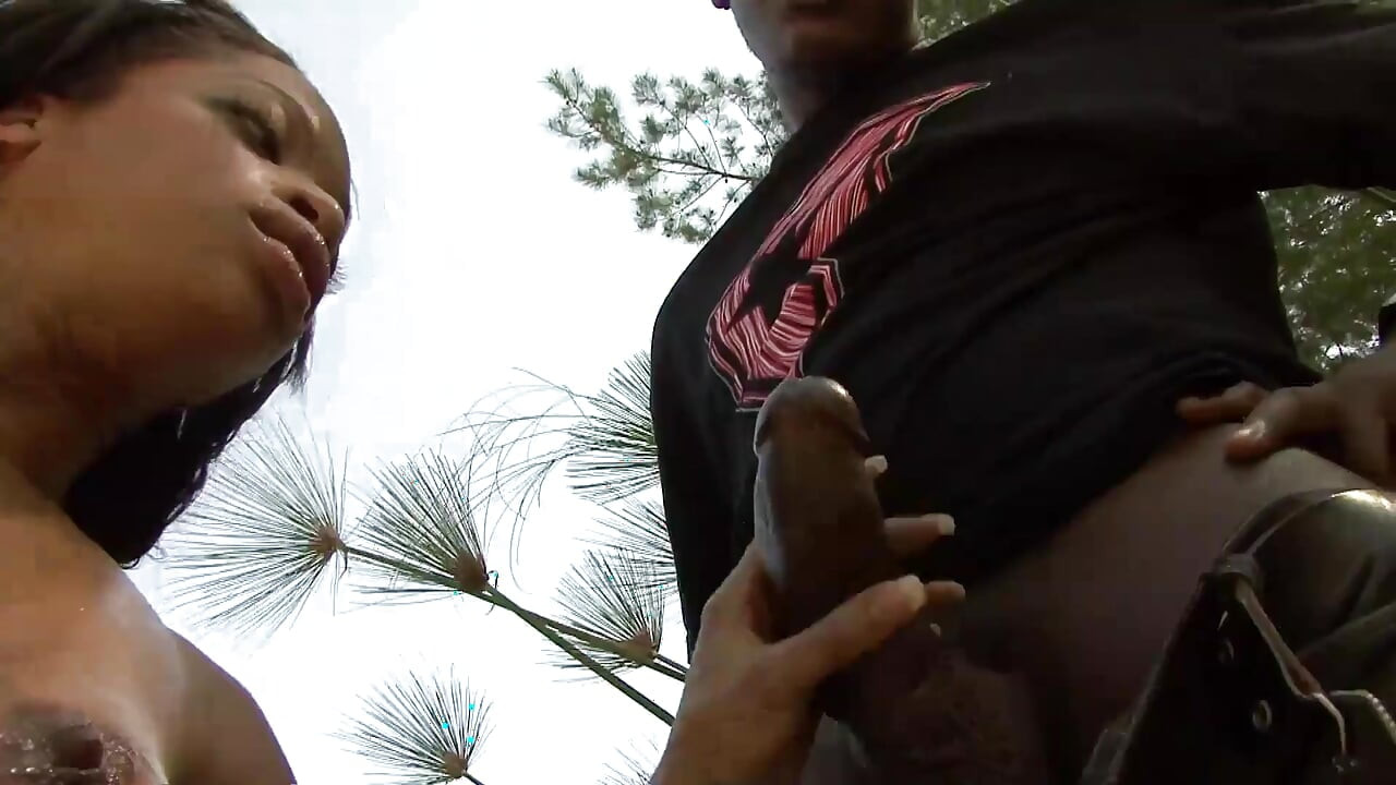 A big black cock for a beautiful black milf ...