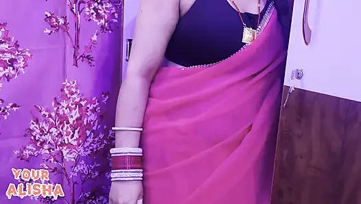 Hot Indian Wife Alisha Got Fucked in Saree by Her Husband