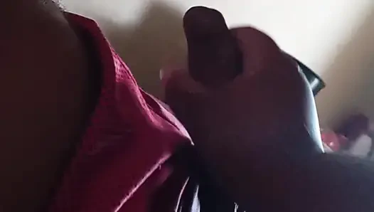 MARRIED BELIEVER JERKS OFF TO PASTOR'S BLACK COCK UNTIL SHE TAKES OUT HOT MILK