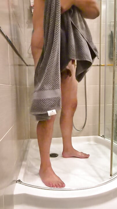 Amateur shower nude show ass cock penis