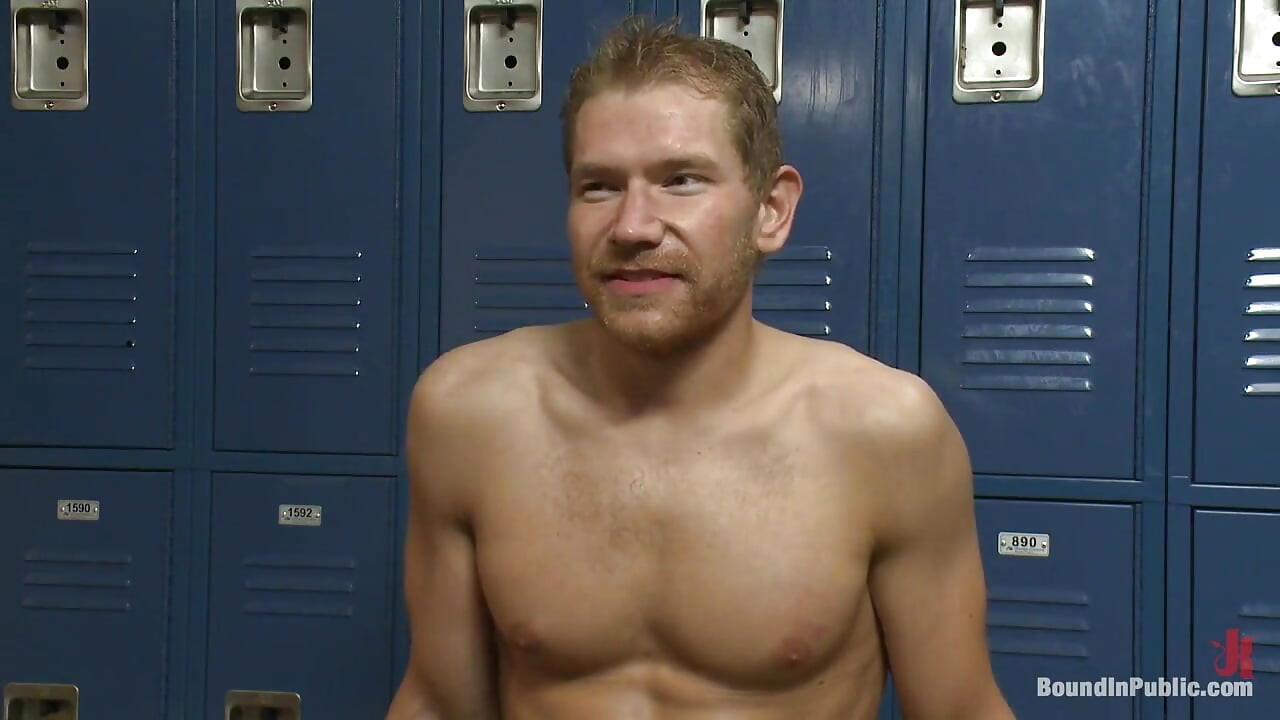 Loudmouth Gym Freak Fucked and Pissed on in Boxing Gym Locker Room