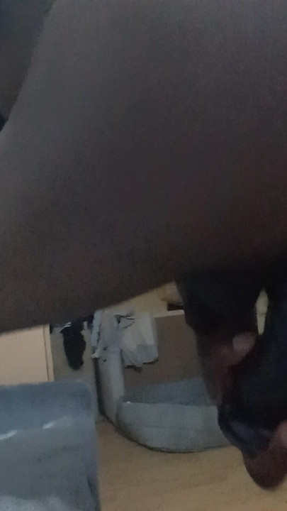 Blaakox using a 10 inch black dildo in my ass. Trying to stretch to 15 inch