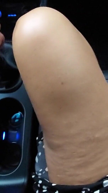 Thrilling moment from "American stepmom and her stepson tease each other in the car in public"