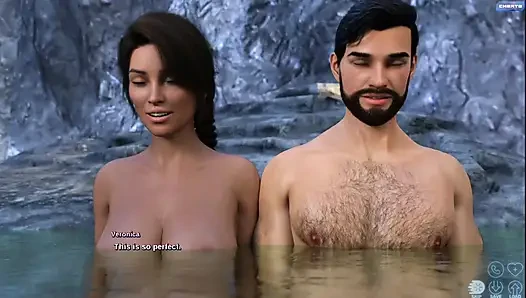 Outdoor-fluss-sex mit meiner geilen stiefschwester