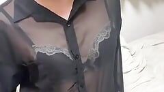 Serina Is Wearing a See-through Office Lady Outfit 01