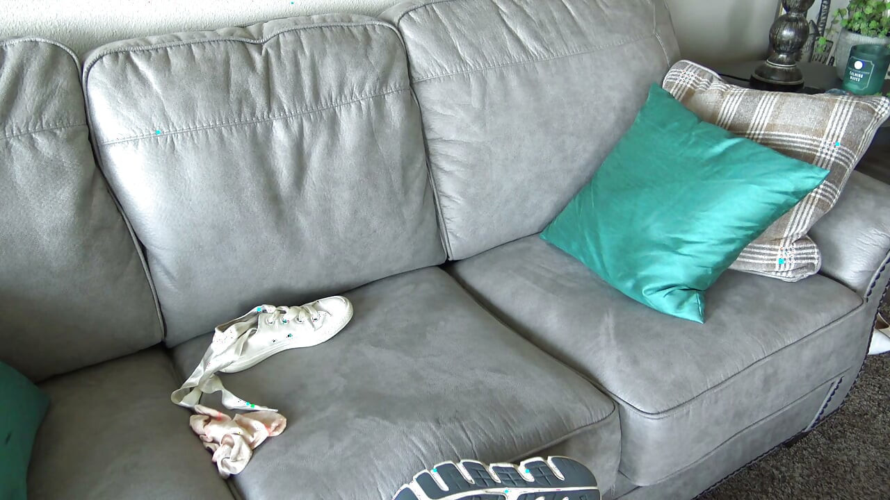 Slave licks my sneakers and worships sweaty socks and feet!!